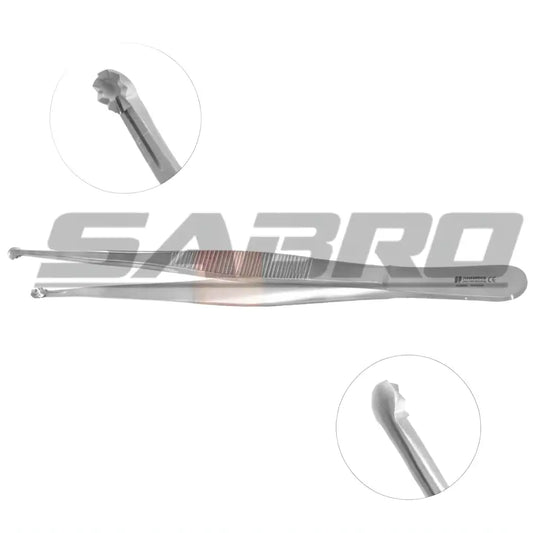 Selman Tissue Forceps - Round Jaws W/ Teeth